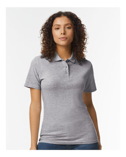 Gildan Women's Softstyle® Pique Polo 64800L #colormdl_Sport Grey