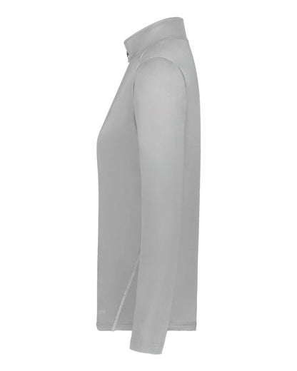 Holloway Women's CoolCore® Quarter-Zip Pullover 222340 #color_Athletic Grey