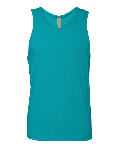 Next Level Cotton Muscle Tank 3633 #color_Tahiti Blue