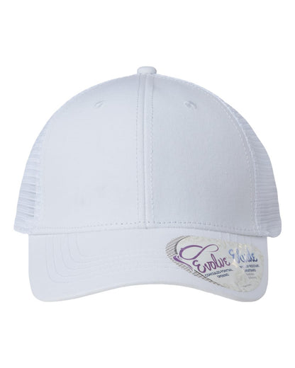 Infinity Her Women's Modern Trucker Cap CHARLIE #color_White/ White