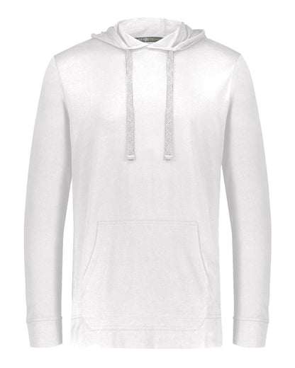Holloway Men's Repreve® Eco Hooded Sweatshirt 222577 #color_White