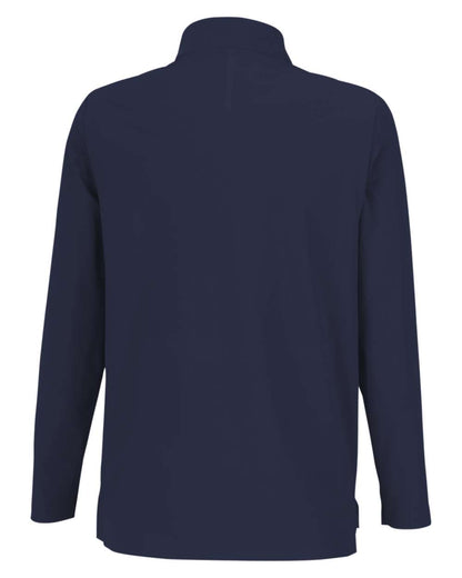 Devon & Jones Women's CrownLux Performance® Windsor Welded Quarter-Zip Pullover DG410W #color_Navy