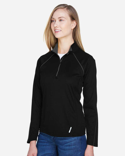 North End Women's Radar Performance Quarter-Zip Pullover 78187 #colormdl_Black