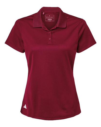 Adidas Women's Basic Sport Polo A431 #color_Collegiate Burgundy