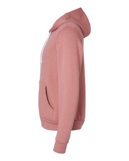 BELLA + CANVAS Sponge Fleece Full-Zip Hoodie 3739 #color_Heather Mauve