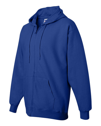 Hanes Unisex Ultimate Cotton® Full-Zip Hooded Sweatshirt F280 #color_Deep Royal