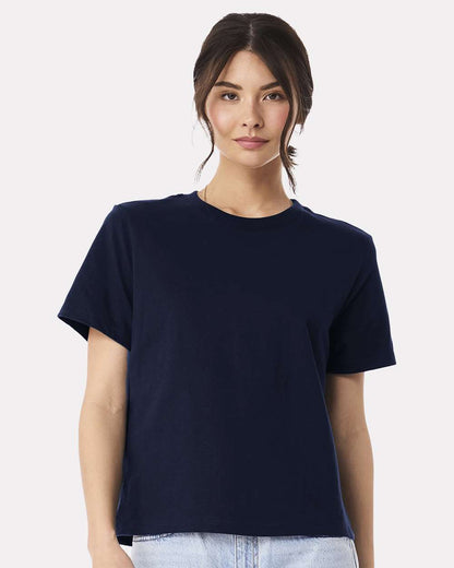 BELLA + CANVAS Women's 6 oz Heavyweight Tee 6110 #colormdl_Navy