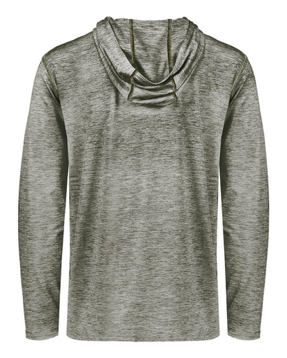 Holloway Men's Electrify CoolCore® Hooded Sweatshirt 222589 #color_Olive Heather