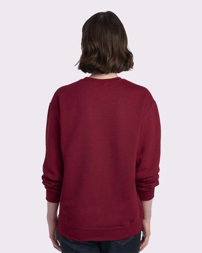 JERZEES Unisex NuBlend® Crewneck Sweatshirt 562MR #colormdl_Cardinal