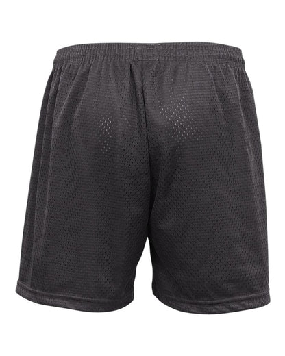 Badger Women's Pro Mesh 5" Shorts with Solid Liner 7216 #color_Graphite