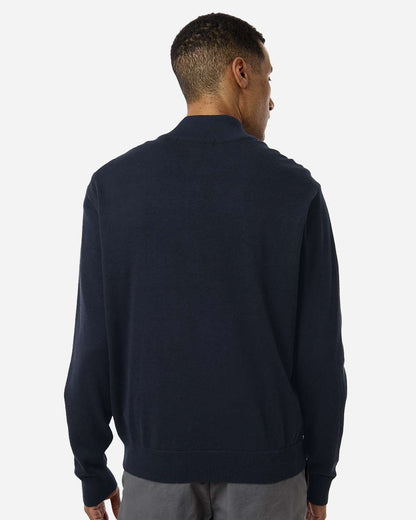 Devon & Jones Men's New Classics Quarter-Zip Sweater DG446 #colormdl_Navy