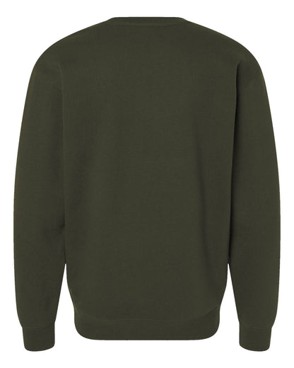 Independent Trading Co. Heavyweight Crewneck Sweatshirt IND3000 #color_Army