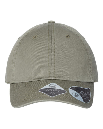 Atlantis Headwear Sustainable Dad Hat FRASER #color_Olive