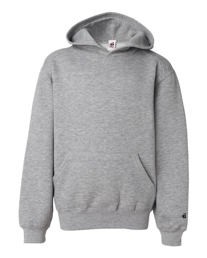 Badger Youth Hooded Sweatshirt 2254 #color_Oxford