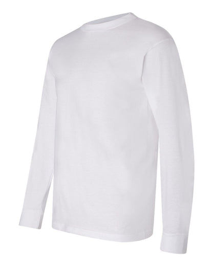 Bayside USA-Made Long Sleeve T-Shirt 6100 #color_White