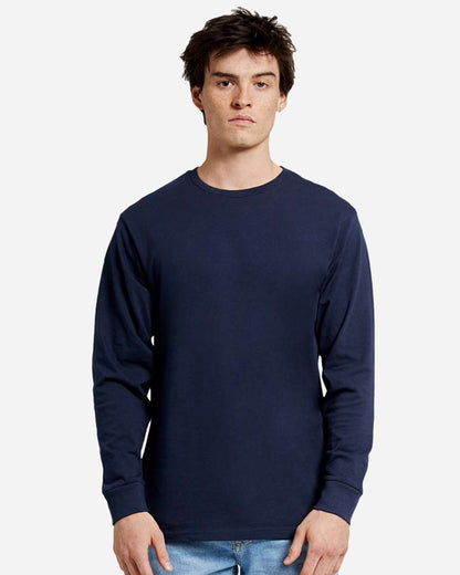 Lane Seven Heavyweight Long Sleeve T-Shirt LS15009 #colormdl_Navy