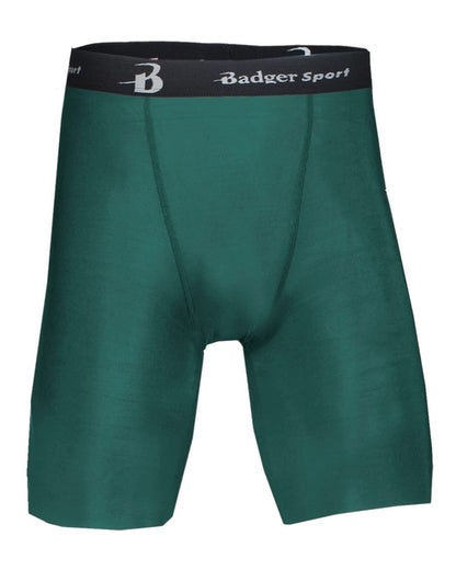 Badger Pro-Compression Shorts 4607 #color_Forest