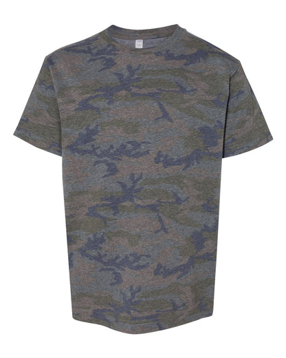 LAT Youth Fine Jersey Tee 6101 #color_Vintage Camo