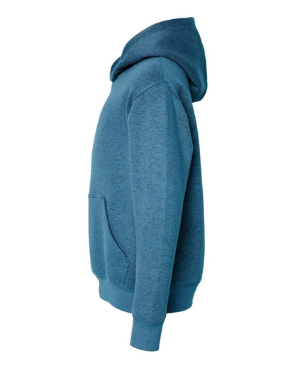 LAT Youth Fleece Hoodie Sweatshirt 2296 #color_Bermuda Blackout