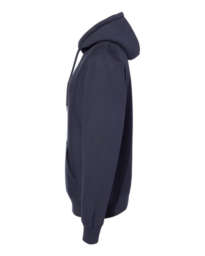 Independent Trading Co. Unisex Legend Premium Heavyweight Cross-Grain Hooded Sweatshirt IND5000P #color_Classic Navy