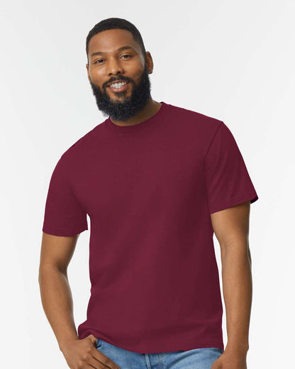 Gildan Unisex Softstyle® Midweight T-Shirt 65000 #colormdl_Maroon