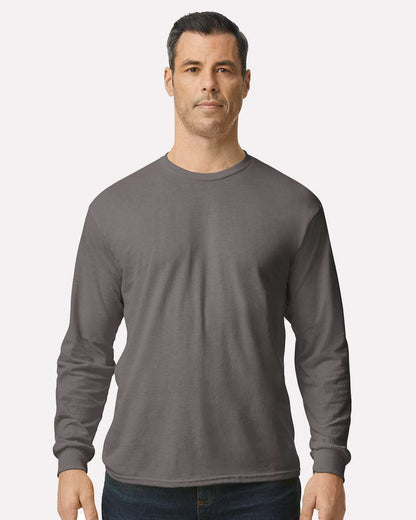 Gildan Unisex Heavy Cotton™ Long Sleeve T-Shirt 5400 #colormdl_Charcoal