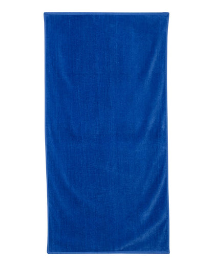 Q-Tees Velour Beach Towel QV3060 #color_Royal