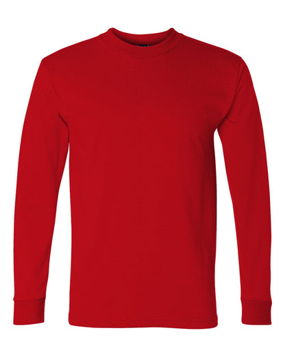 Bayside Union-Made Long Sleeve T-Shirt 2955 #color_Red