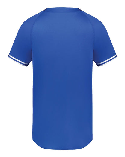 Augusta Sportswear Cutter Henley Jersey 6905 #color_Royal/ White