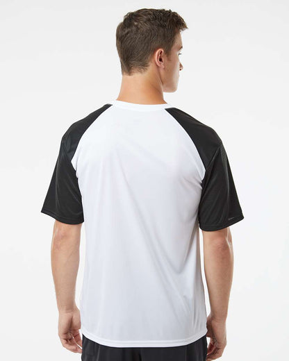 Badger Breakout T-Shirt 4230 #colormdl_White/ Black