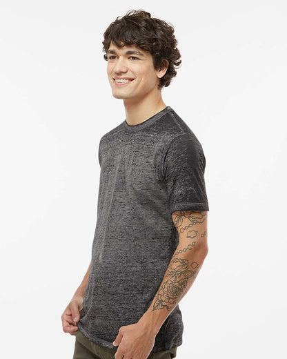 J. America Unisex Zen Jersey T-Shirt 8115 #colormdl_Twisted Black
