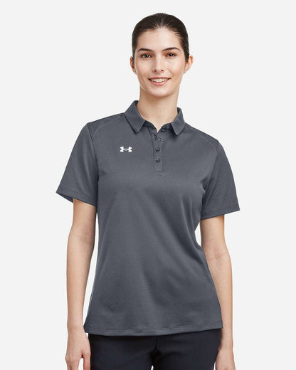 Under Armour Women's Tech™ Polo 1370431 #colormdl_CS Grey Light Heather/ White