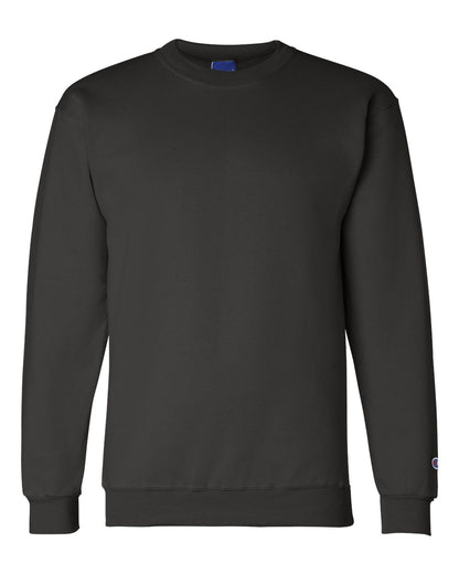 Champion Unisex Powerblend® Crewneck Sweatshirt S600 #color_Black