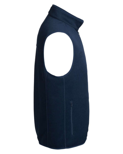 vineyard vines Men's Mountain Sweater Fleece Vest K002713 #color_Vineyard Navy