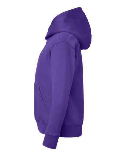 LAT Youth Fleece Hoodie Sweatshirt 2296 #color_Purple
