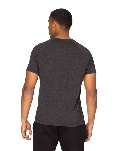 Threadfast Apparel Unisex Impact Raglan T-Shirt 382R #colormdl_Black Heather