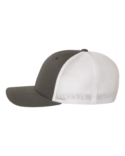 Flexfit Trucker Cap 6511 #color_Charcoal/ White