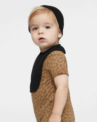 Rabbit Skins Infant Premium Jersey Bib 1005 #colormdl_Black