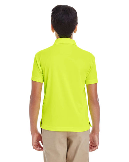 CORE365 Youth Origin Performance Piqué Polo 88181Y #colormdl_Safety Yellow