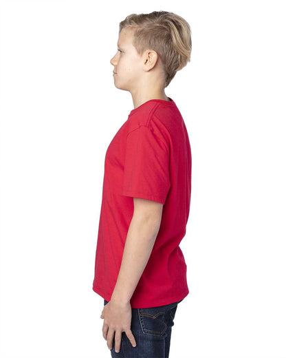 Threadfast Apparel Youth Ultimate CVC T-Shirt 600A #colormdl_Red