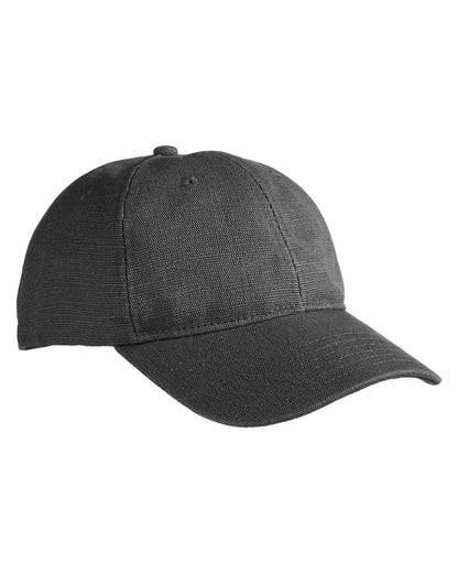 econscious Washed Hemp Unstructured Baseball Cap EC7091 #color_Charcoal