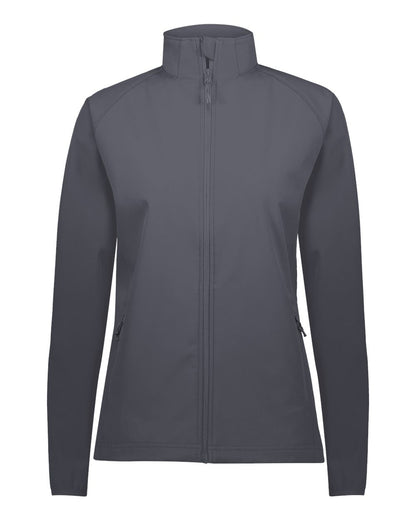 Holloway Women's Featherlight Soft Shell Jacket 229721 #color_Carbon