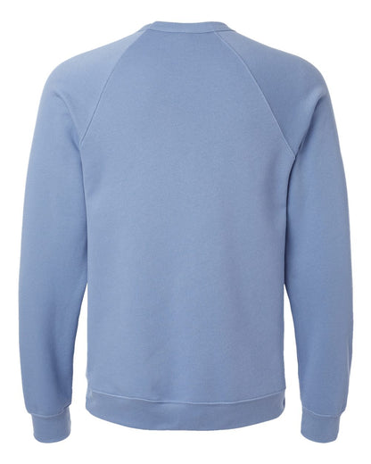 BELLA + CANVAS Sponge Fleece Raglan Crewneck Sweatshirt 3901 #color_Lavender Blue