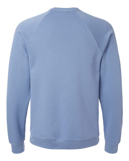BELLA + CANVAS Unisex Sponge Fleece Raglan Crewneck Sweatshirt 3901 #color_Lavender Blue