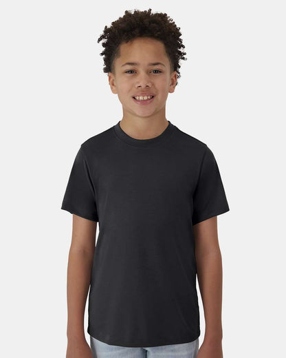 Hanes Youth Cool DRI® Cotton Touch T-Shirt 484Y #colormdl_Black