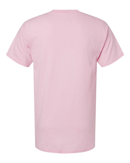 M&O Men's Gold Soft Touch T-Shirt 4800 #color_Light Pink