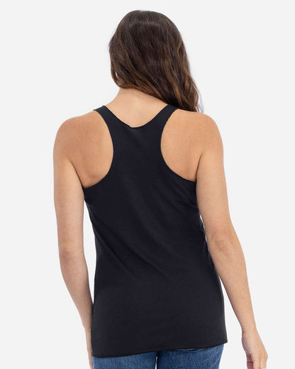 Next Level Women’s Triblend Racerback Tank 6733 #colormdl_Black