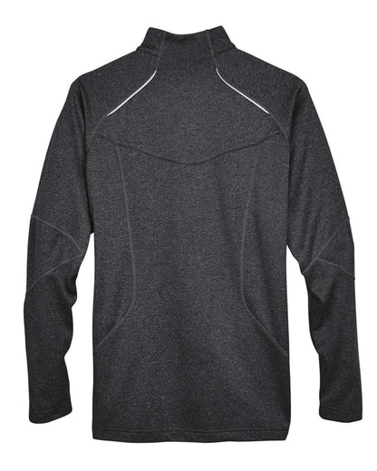 North End Men's Catalyst Performance Fleece Quarter-Zip Pullover 88175 #color_Carbon Heather