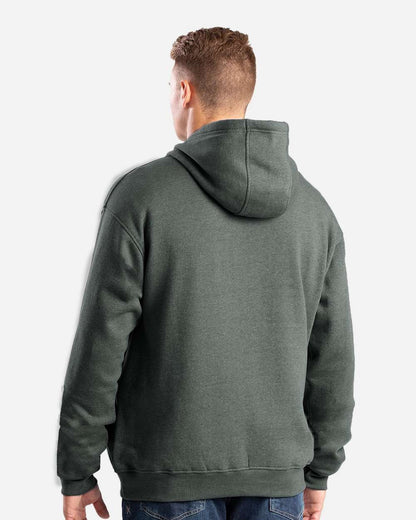 Berne Apparel Men's Heritage Zip Pocket Hooded Sweatshirt SP418 #colormdl_Graphite