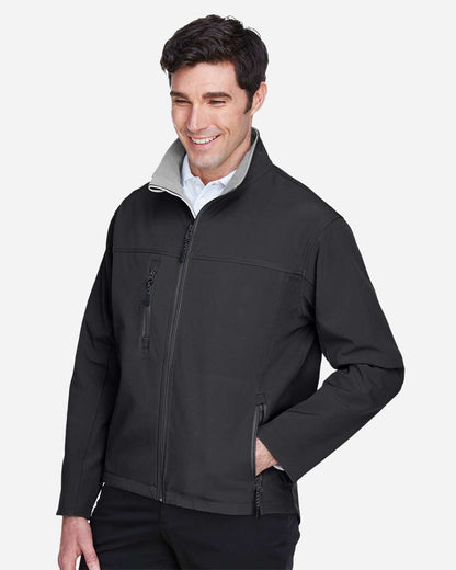 Devon & Jones Men's Soft Shell Jacket D995 #colormdl_Black